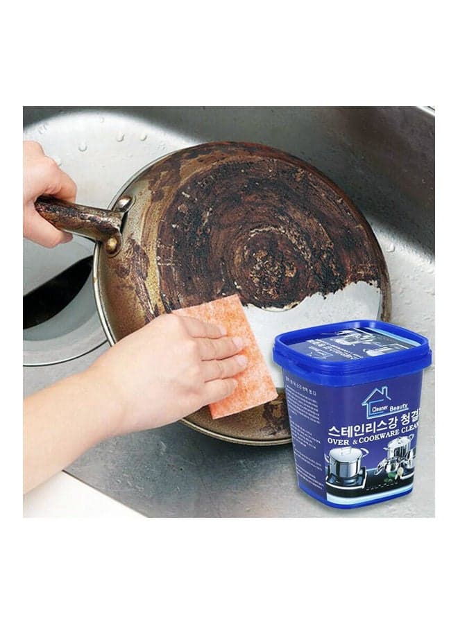 Stainless Steel Kitchenware Stain Dirt Cleaner Blue Household Cleaning Supplies (٤)