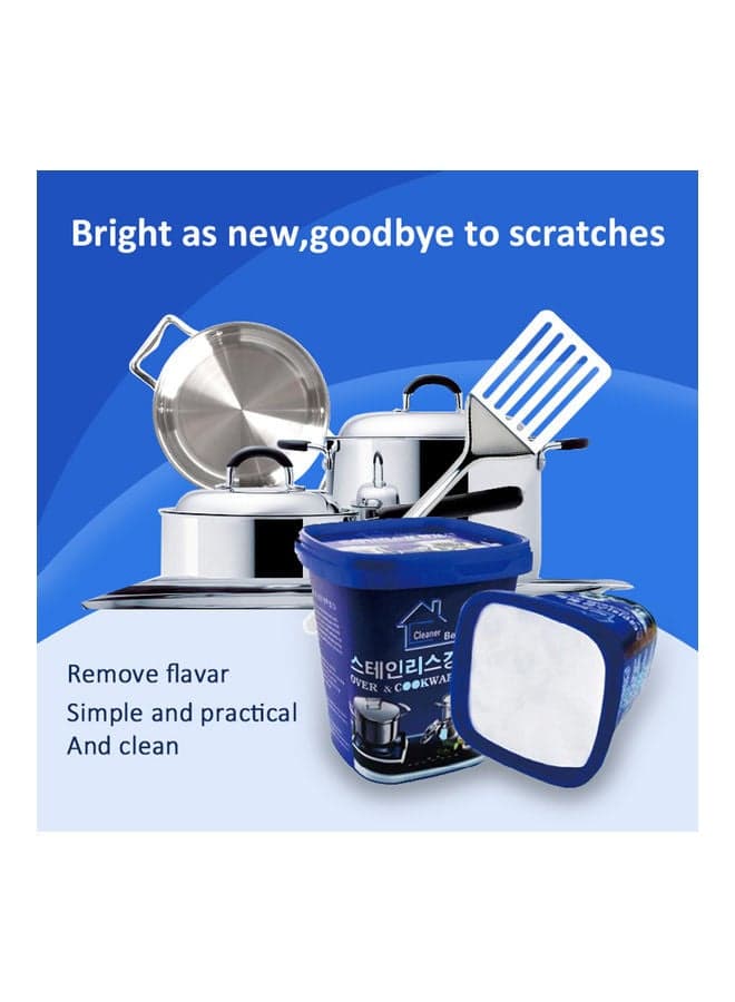 Stainless Steel Kitchenware Stain Dirt Cleaner Blue Household Cleaning Supplies (٥)
