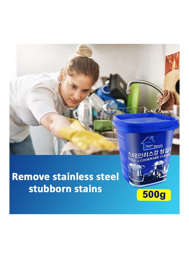Stainless Steel Kitchenware Stain Dirt Cleaner Blue Household Cleaning Supplies (٧)