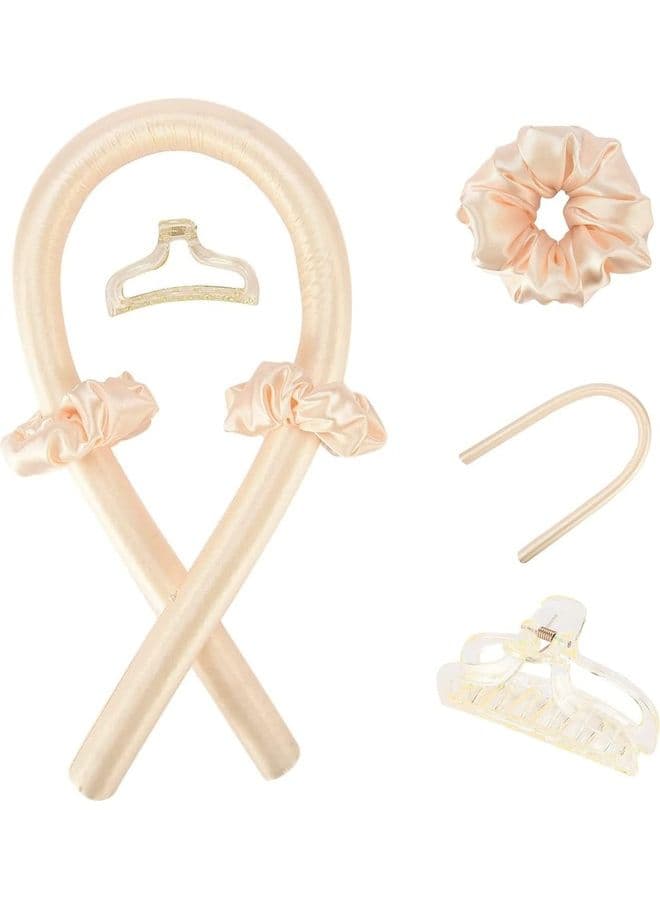 Heatless Curling Rod Headband Beige 3x100cm