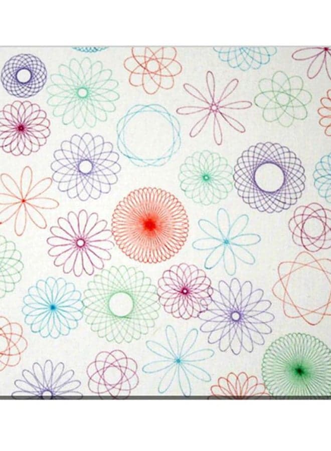 1Pc Spirograph Geometric Ruler Drafting Tool Stationery for Students Drawing Green/Pink/Blue Writing & Correction Supplies (3)