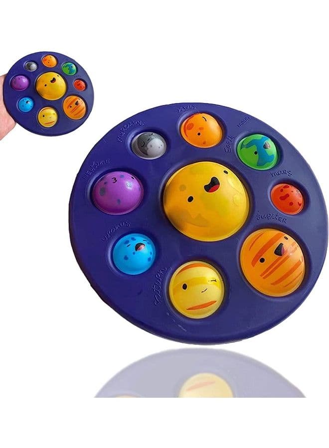 Eight Planets Push Bubble Fidget Toy Novelty Toys