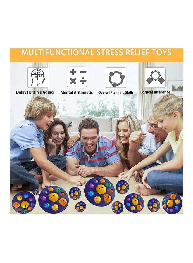 Eight Planets Push Bubble Fidget Toy Novelty Toys (٣)