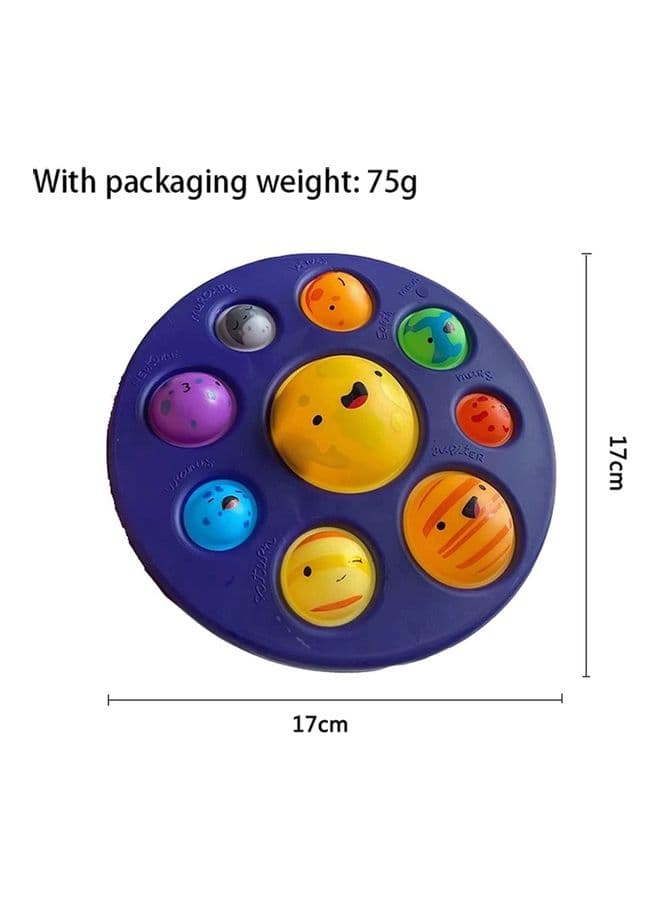 Eight Planets Push Bubble Fidget Toy Novelty Toys (٦)