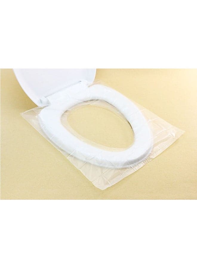 50-Piece Travel Disposable Toilet Seat Covers Clear 40x48cm (5)