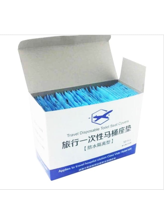 50-Piece Travel Disposable Toilet Seat Covers Clear 40x48cm (7)
