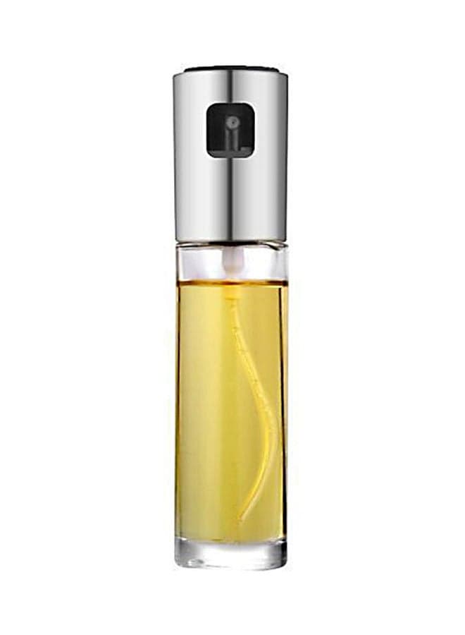 Food-Grade Glass Oil Sprayer Silver/Clear Oil Dispensers
