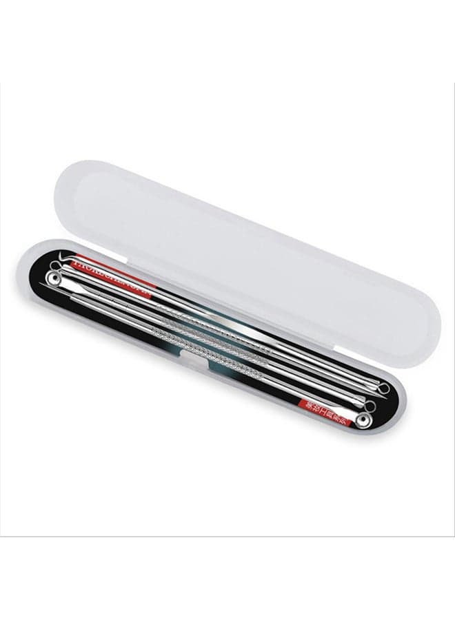 4-Piece Acne Needle Set Silver Makeup Tool Cleaners (5)