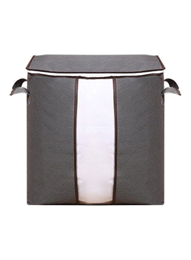 Non Woven Fabric Folding Blanket Storage Bag Grey Space Saver Bags
