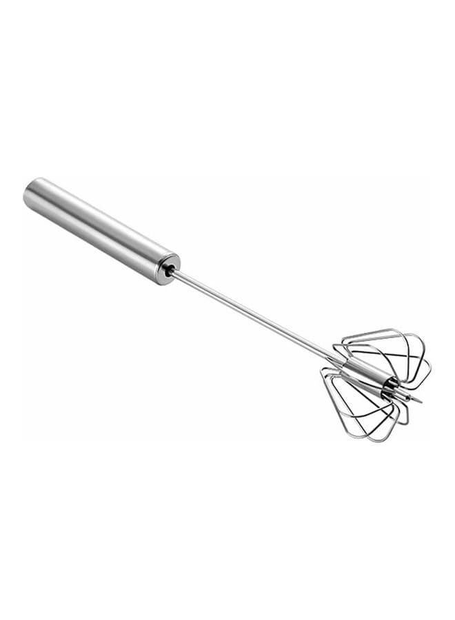 Hand Press Whisk Silver Mixing Preps & Bowls