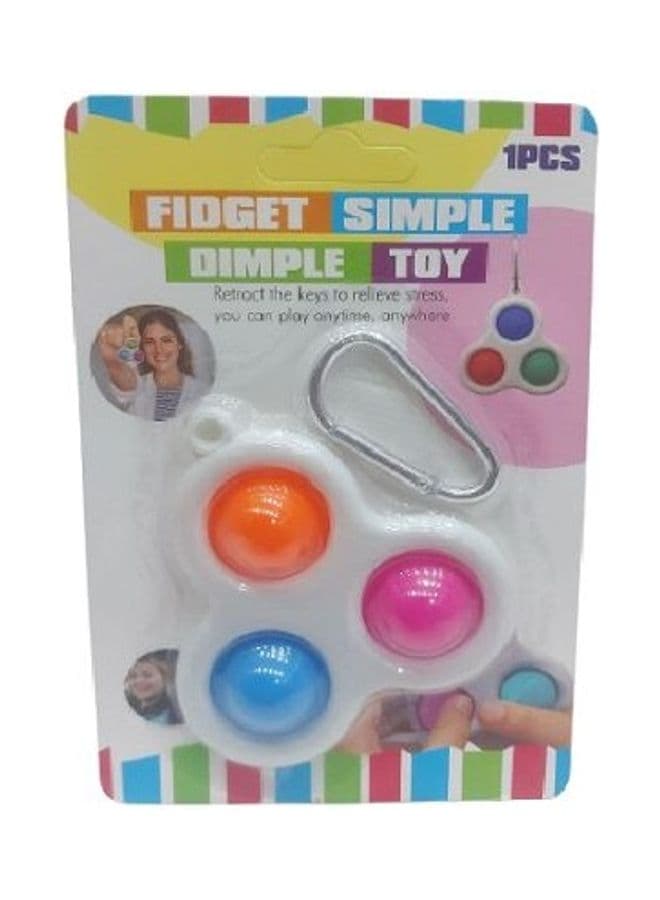 Simple Dimple Fidget Toys 3 Pops Fidget Spinners