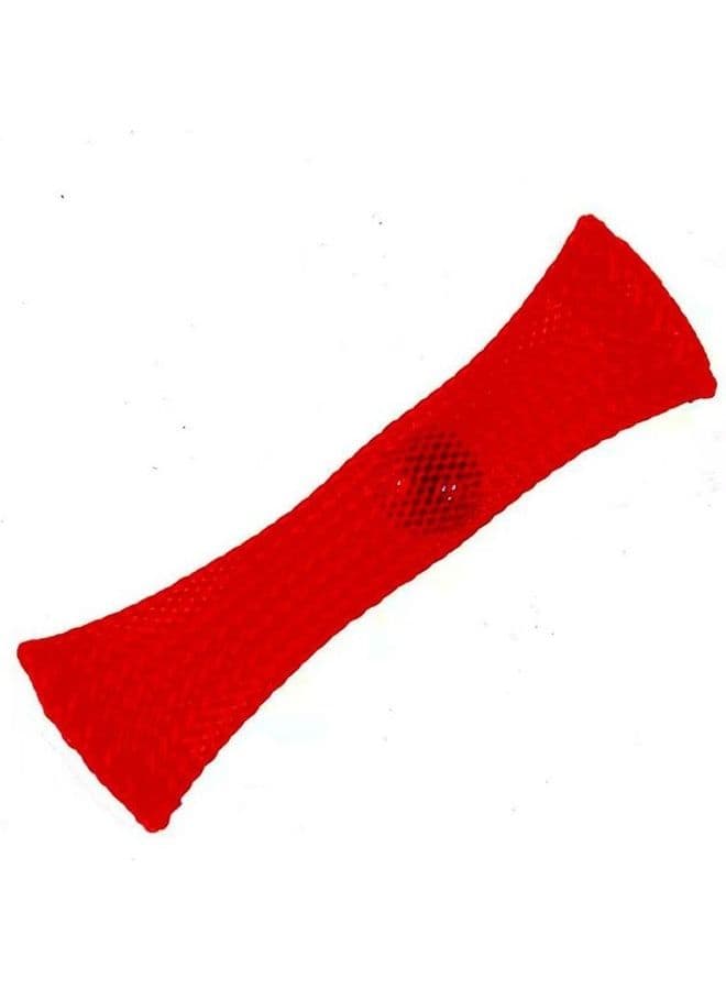 Mesh Net Tube With Marble Fidget Toy Red Fidget Spinners