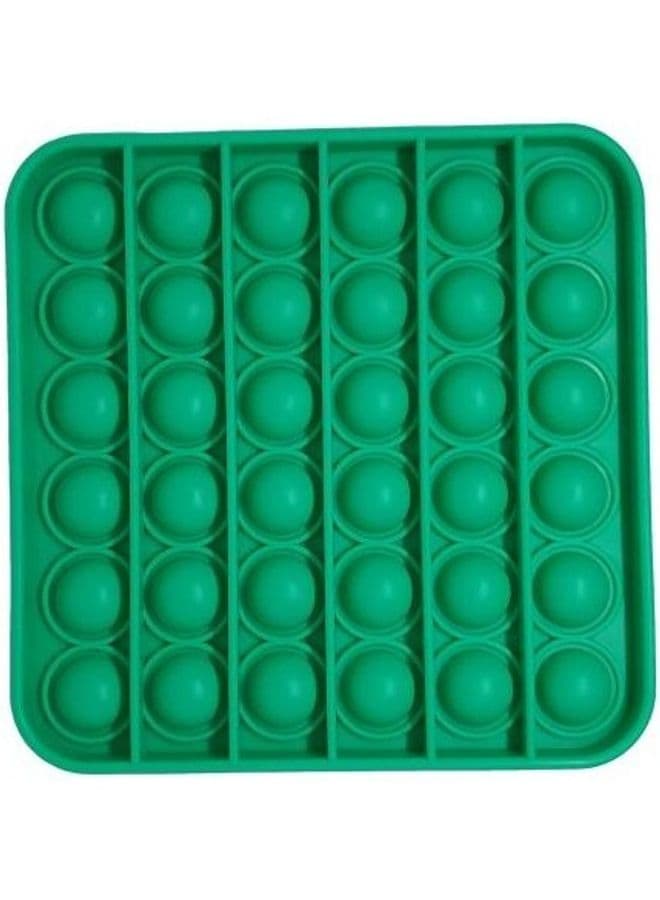 Push Pop Bubble Pop It Fidget Toy Square Green Fidget Spinners