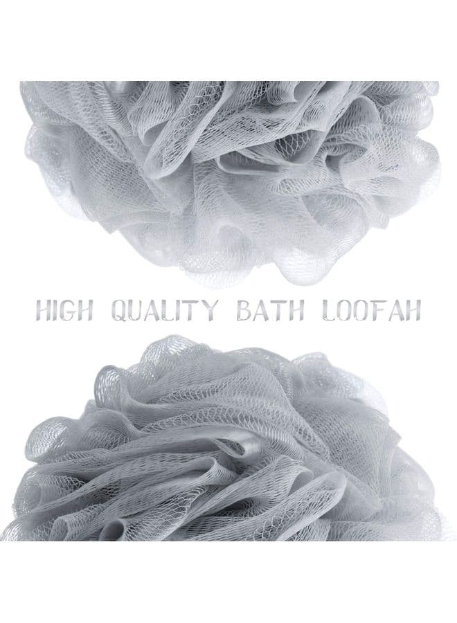 4-Piece Mesh Bath Sponge Loofah Multicolor 13cm (3)