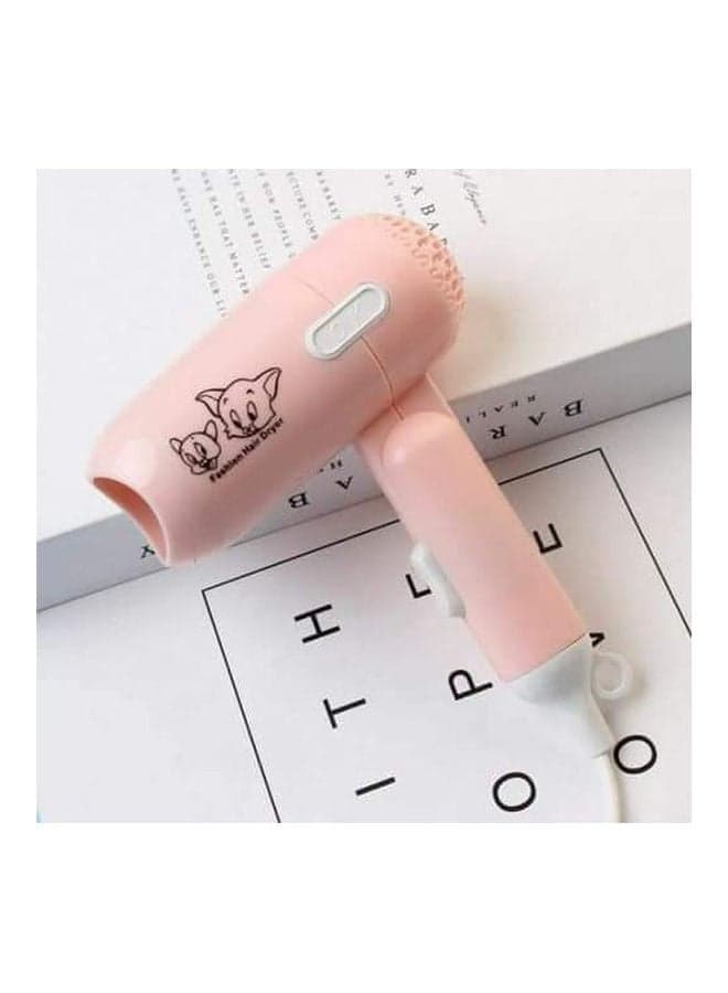 Mini Hair Dryer For Children Or For Travel Pink