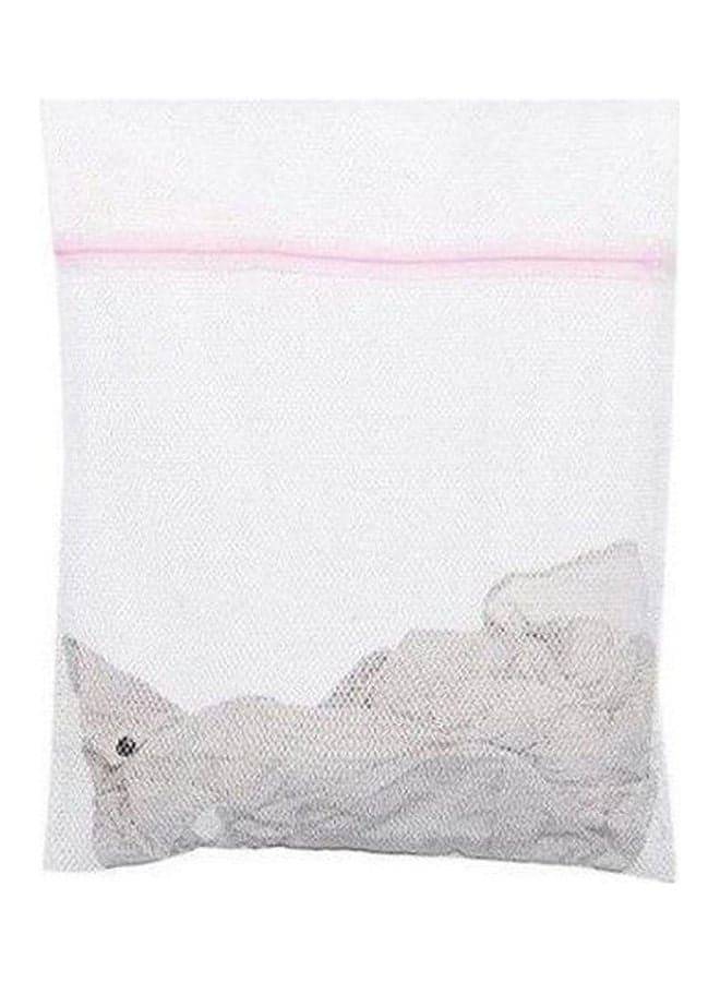 Laundry Washing Mesh Net Zipped Wash Bag Lingerie Underwear Bra Clothes Socks Multicolour 30cm * 40cm Laundry Accessories