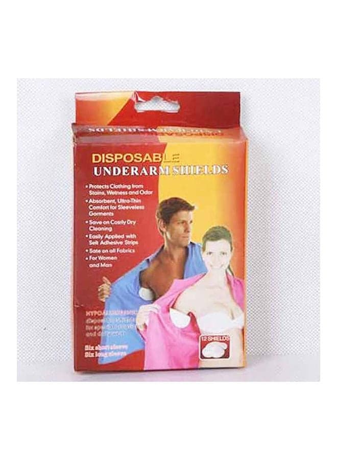 Disposable 6 Underarm - 3 Pairs - Pads Armpit Sweat Dress Pads Shield Guard Absorbent Anti Perspirant, No Smell, No Bad Appearance White Skin Care