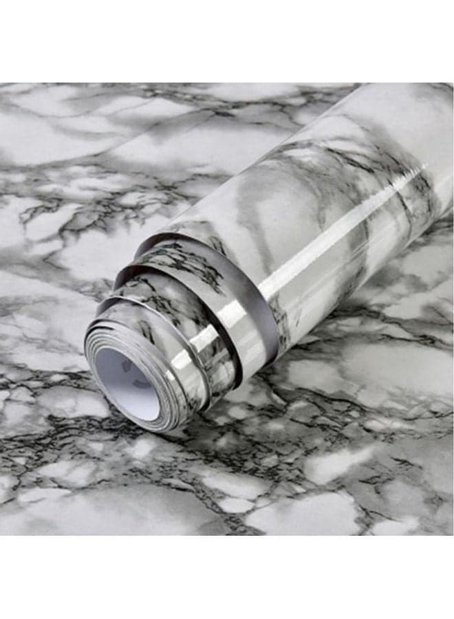 Marble Pattern Waterproof Pvc Wall Stickers Removable Wallpaper For Living Room Multicolour Wall Stickers & Murals