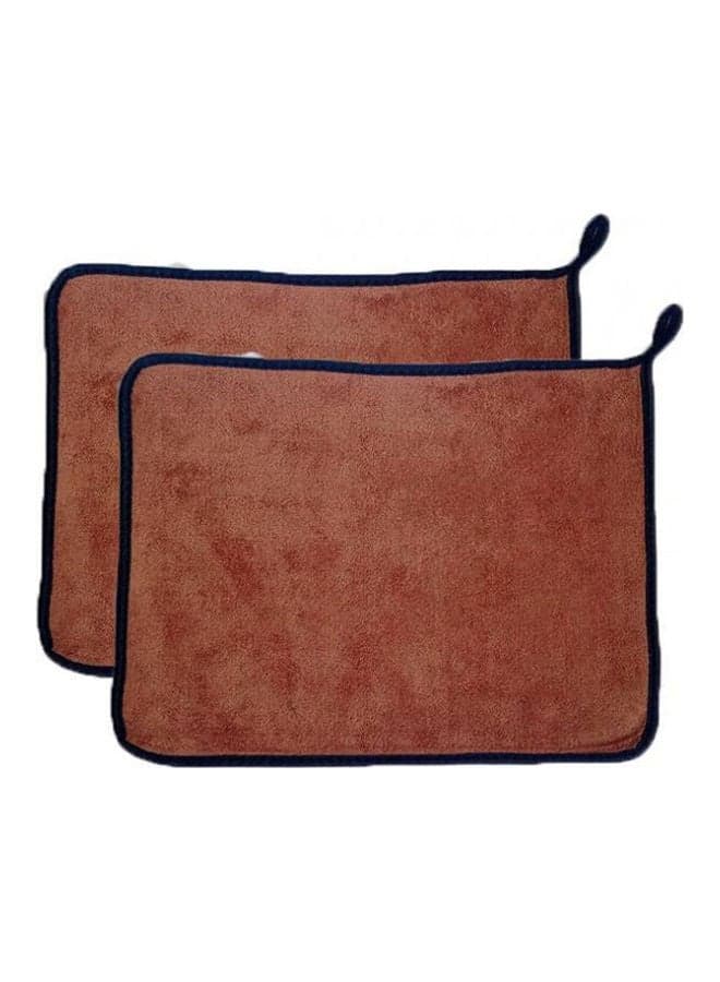 2 Pieces Microfiber Towel Cleaning Cloths