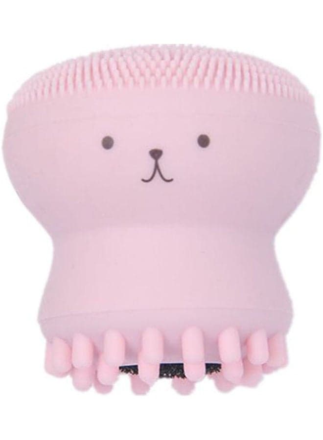 Waterproof Facial Cleaning Massage Brush Mini  Facial Cleaning Massage Brush Silicone Face Cleanser Dirt Remove Pink Face Massagers & Rollers