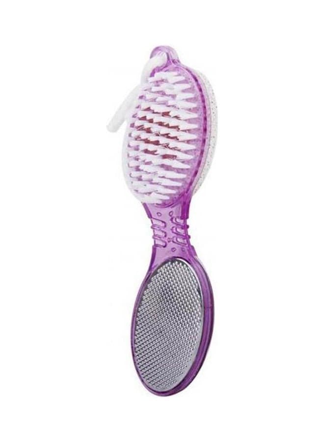 Foot Care 4 In 1 - Pumice, Brush And Foot File - Purple Multicolor Exfoliators & Scrubs