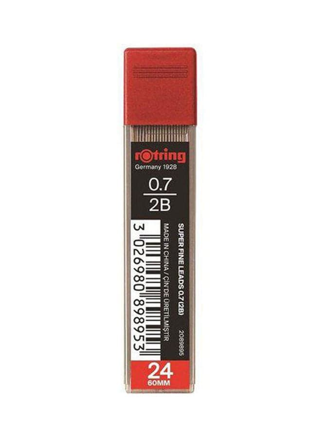Super Polymer 0.7Mm 2B,24 Pcs Multicolour Pencils