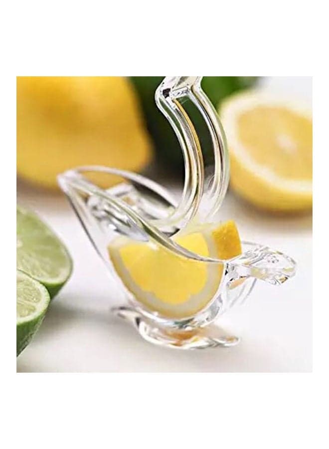 Acrylic Exquisite Hand Press Lemon Squeezer Transparent Kitchen Accessories (٣)