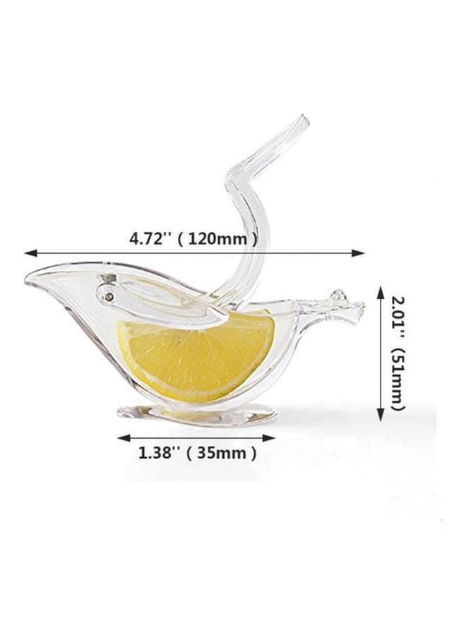 Acrylic Exquisite Hand Press Lemon Squeezer Transparent Kitchen Accessories (٥)