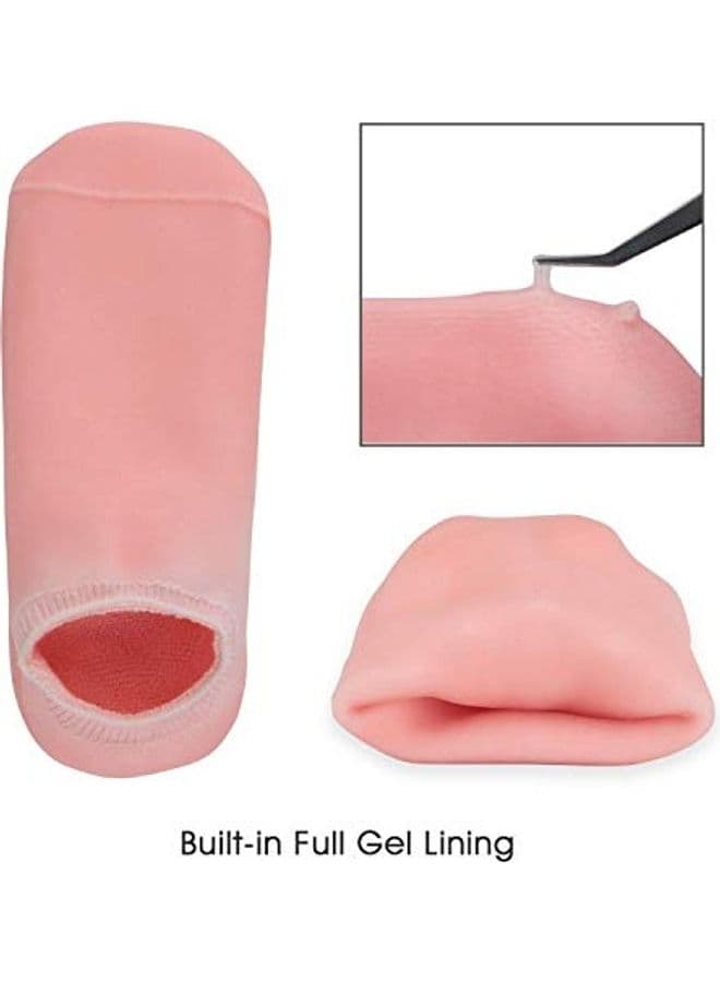 SPA Silicone Gel Socks Pink Personal Care (٣)