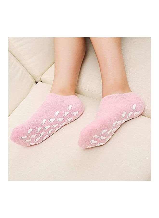 SPA Silicone Gel Socks Pink Personal Care (٤)