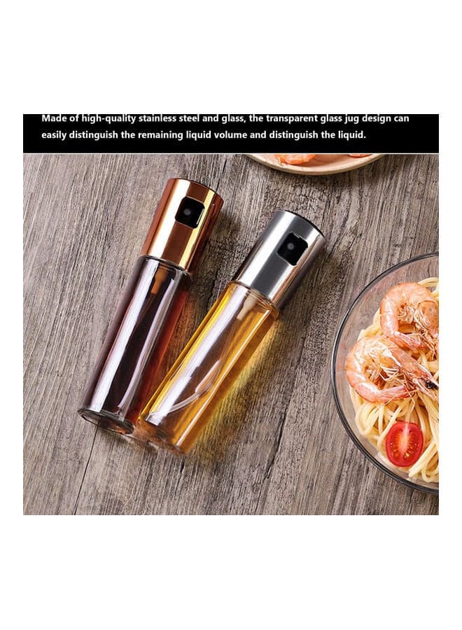 Oil Sprayer Bottle Set Silver 13.5x5.0x5.0cm Kitchen Accessories (5)