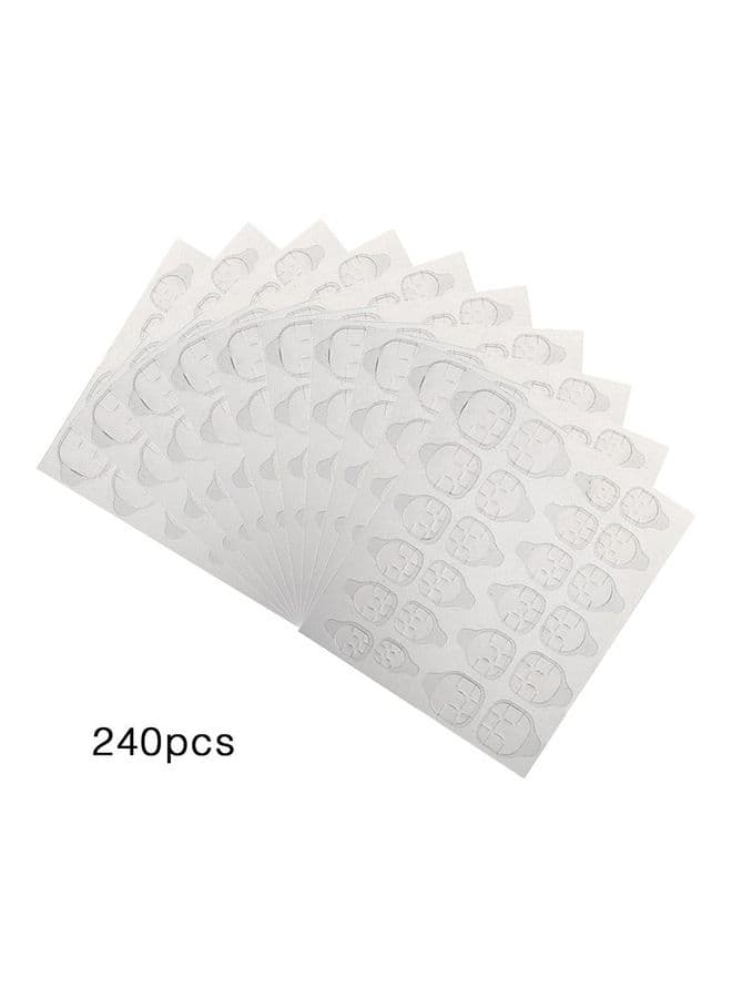 240-Piece Nail Adhesive Glue Tapes Clear False Nail Glue