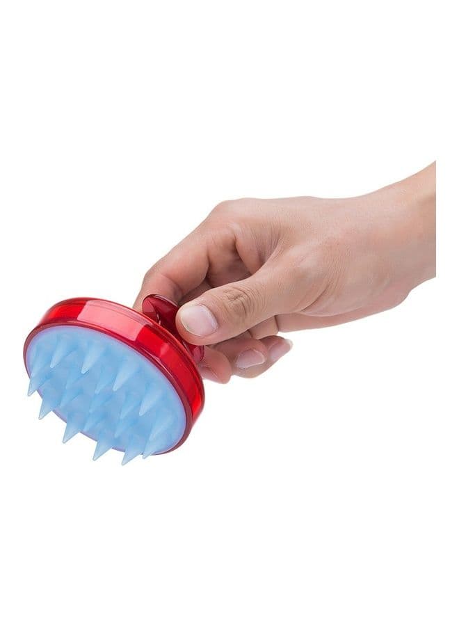 Silicone Teeth Hair Scalp Soft Massage Brush Multicolour (٦)