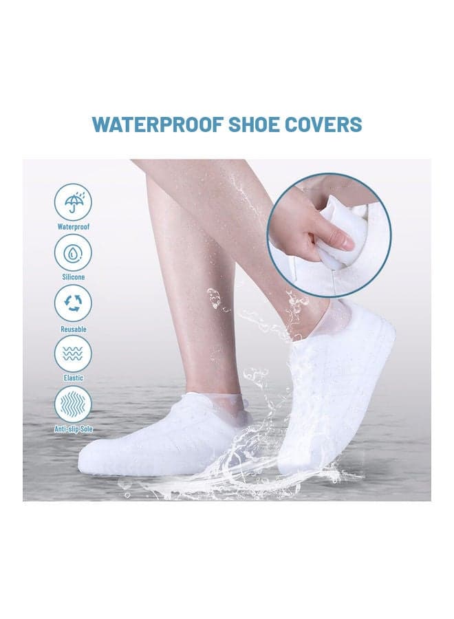 Waterproof Silicone Shoe Covers L Camping Personal Care (٥)