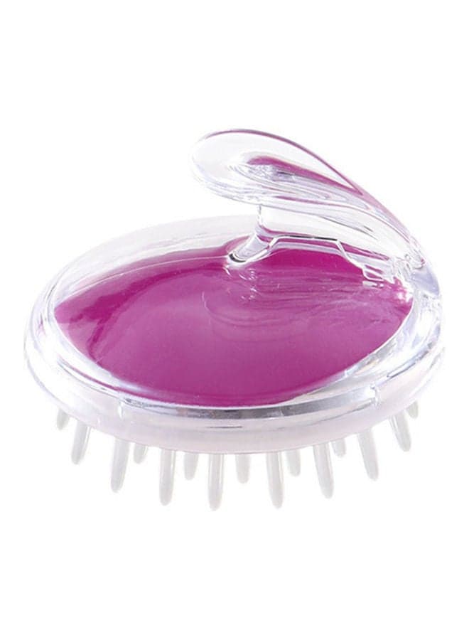 Round Hair Washing Comb Purple/Clear Styling Accessories