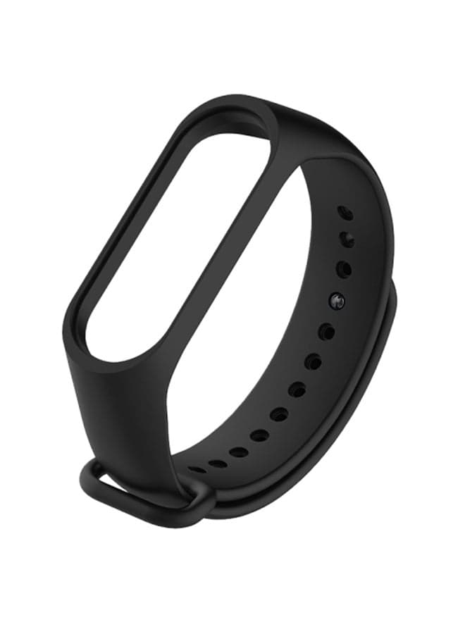 Replacement Fitness Tracker Band For Xiaomi Mi Band 5 Black