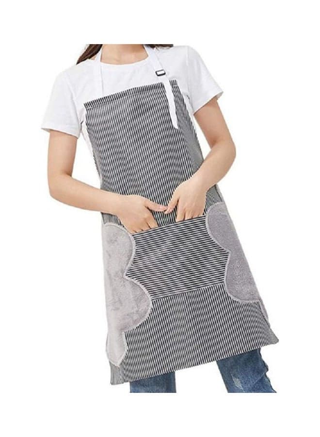 Waterproof Kitchen Apron With Microfiber Sides For Drying Multicolour Kitchen Accessories