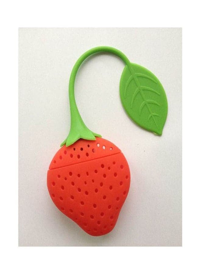 Silicone Tea Infuser Strawberry Multicolour Colanders & Food Strainers