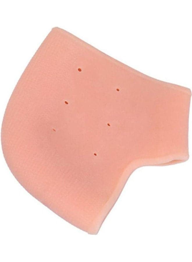 Silicone Heel Protection Sleeve Heel Sleeve Relief Heel Crack Prevention Sleeve Beige Kitchen Accessories