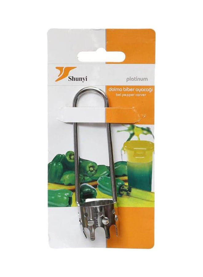 Stainless Steel Pepper Corer Silver Seasoning Tools