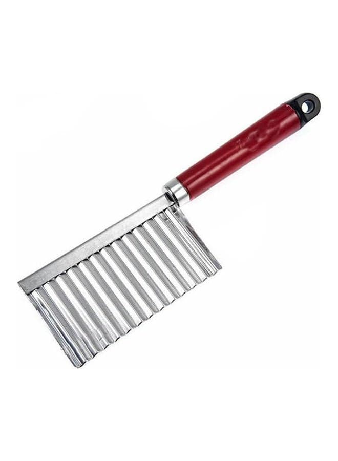 Knife For Potato And Vegetable Cutting   Corrugated Shape Multicolour Knife Sets