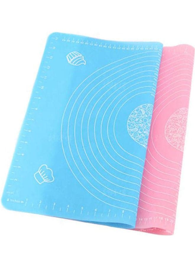 Super Kitchen Food Grade Non-Stick Silicone Pastry Mat For Heat Resistant Multicolour Measuring Tools & Scales