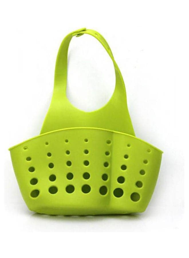 Portable Hanging Drain Bag Basket Bath For Kitchen Bathroom Green Kitchen Accessories