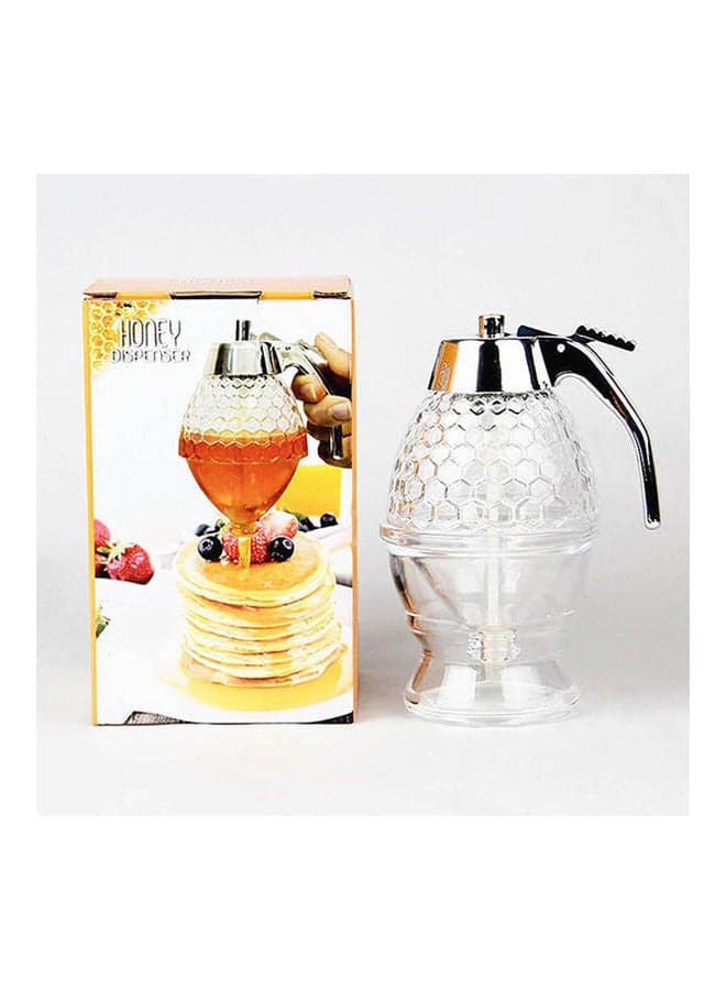 Portable Honey Dispenser Juice Dispenser Food Grade Acrylic Material White 200ml