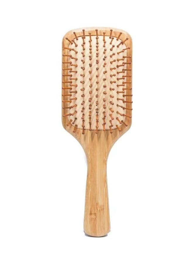 Square Shape Wooden Hair Brush Beige Hair Care Accessories (٣)
