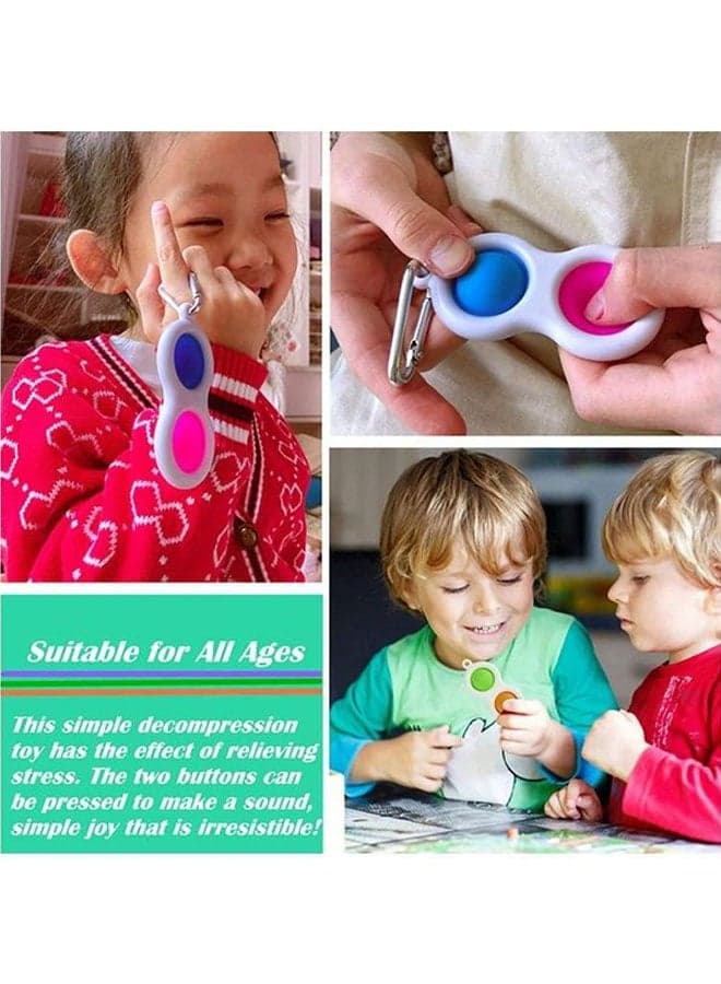 2-Piece Simple Fidget Dimple Toy Pop It (٤)