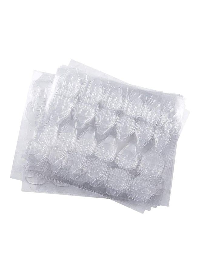 240-Piece Double Side Adhesive Nail Glue Sticker Clear Nail Art