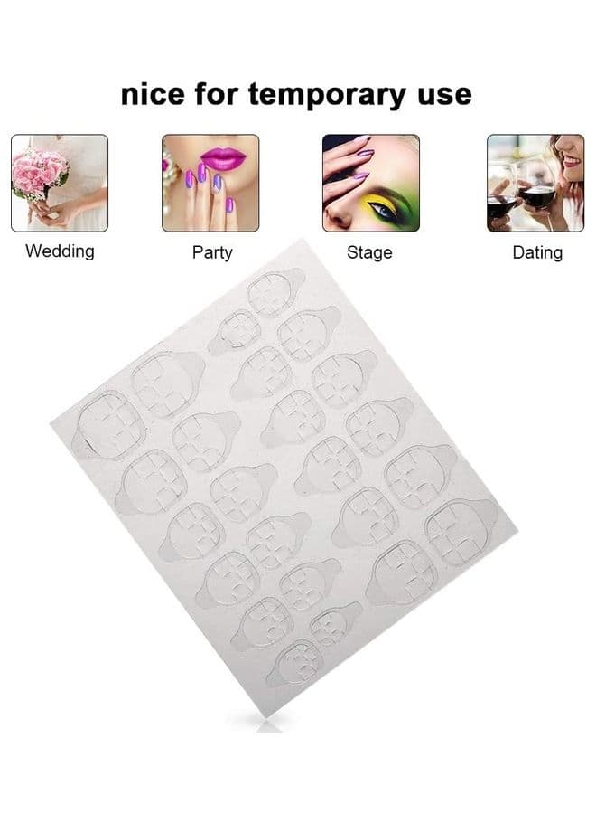 240-Piece Double Side Adhesive Nail Glue Sticker Clear Nail Art (٤)