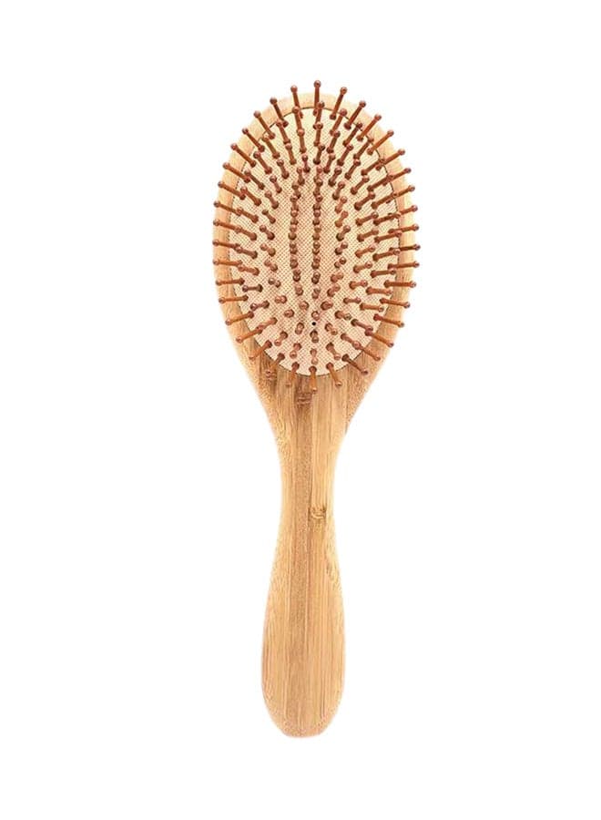 Oval Shape Hair Brush Beige