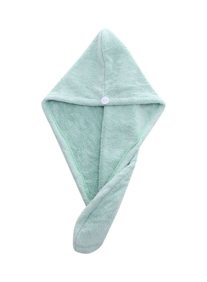 Quick-Dry Hair Towel Cap Green Hair Rollers